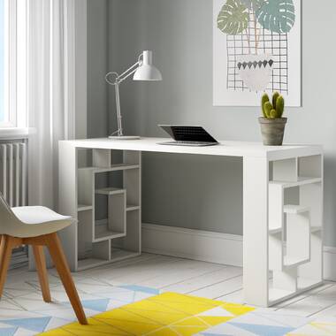 Zipcode Design 120x60 Scandinavian Bleigh Desk & Reviews | Wayfair